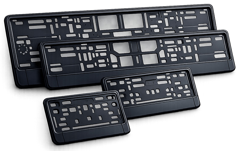 Kennzeichenhalter Set für Auto und Motorrad