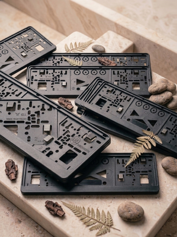 Kennzeichenrahmen für Autos an SUV Fahrzeug