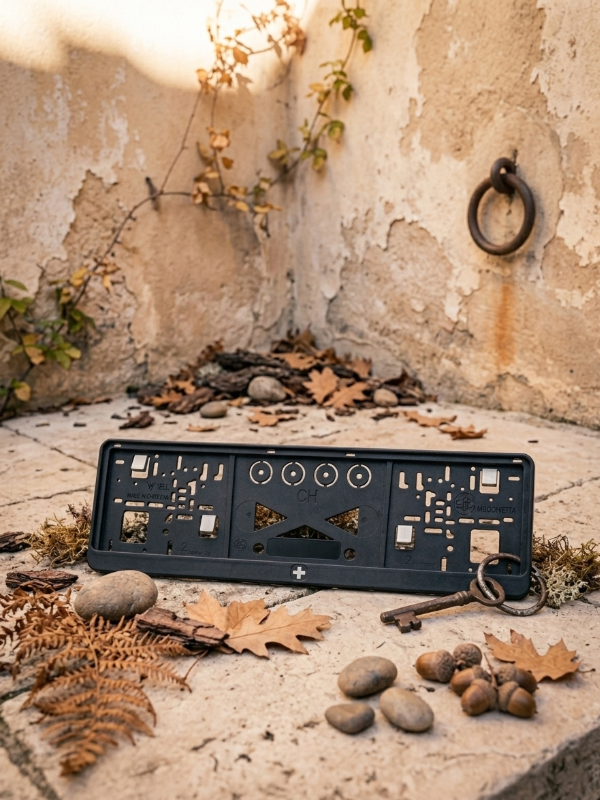 Kennzeichenrahmen für Autos mit leerem Kennzeichen